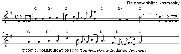 RainbowShift canon on themes from La Marseillaise